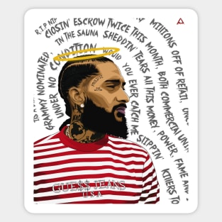 NIPSEY HUSSLE Sticker